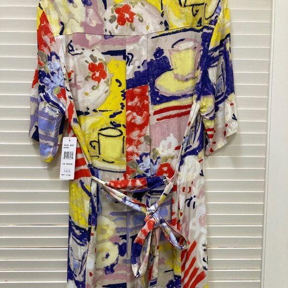 Jams World *Bistro* Rayon Button-Down Dress - Picture 6 of 10